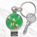 Emoji Christmas Nail Clippers Key Chain