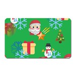 Emoji Christmas Magnet (Rectangular)