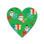 Emoji Christmas Magnet (Heart)