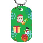 Emoji Christmas Dog Tag (One Side)