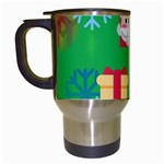 Emoji Christmas Travel Mug (White)