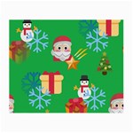 Emoji Christmas Small Glasses Cloth