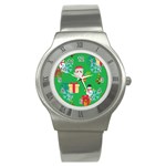 Emoji Christmas Stainless Steel Watch