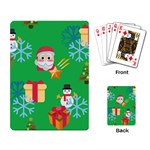 Emoji Christmas Playing Cards Single Design