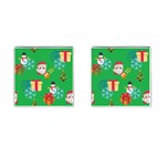 Emoji Christmas Cufflinks (Square)