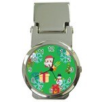 Emoji Christmas Money Clip Watch