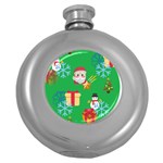 Emoji Christmas Hip Flask (5 oz)