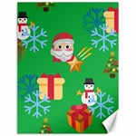 Emoji Christmas Canvas 12  x 16 