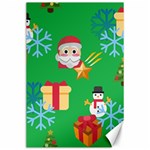 Emoji Christmas Canvas 24  x 36 