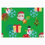 Emoji Christmas Large Glasses Cloth