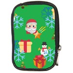 Emoji Christmas Compact Camera Leather Case