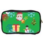 Emoji Christmas Toiletries Bag (Two Sides)