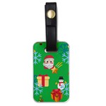 Emoji Christmas Luggage Tag (one side)