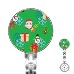 Emoji Christmas Stainless Steel Nurses Watch