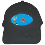 poop Emoji Christmas Black Cap