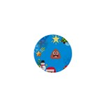 poop Emoji Christmas 1  Mini Magnet