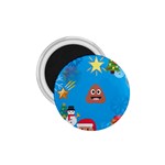 poop Emoji Christmas 1.75  Magnet