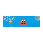 poop Emoji Christmas Sticker (Bumper)