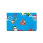 poop Emoji Christmas Magnet (Name Card)