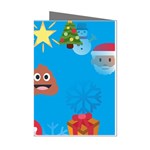 poop Emoji Christmas Mini Greeting Cards (Pkg of 8)