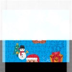 poop Emoji Christmas Jigsaw Puzzle (Rectangular)