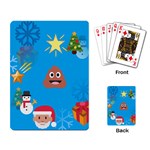 poop Emoji Christmas Playing Cards Single Design