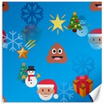 poop Emoji Christmas Canvas 12  x 12 