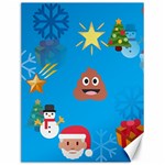 poop Emoji Christmas Canvas 12  x 16 