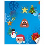 poop Emoji Christmas Canvas 16  x 20 