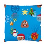 poop Emoji Christmas Standard Cushion Case (One Side)