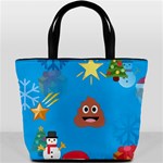 poop Emoji Christmas Bucket Bag