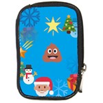 poop Emoji Christmas Compact Camera Leather Case