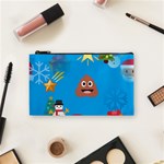 poop Emoji Christmas Cosmetic Bag (Small)