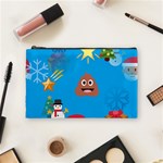 poop Emoji Christmas Cosmetic Bag (Medium)