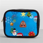 poop Emoji Christmas Mini Toiletries Bag (One Side)