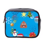 poop Emoji Christmas Mini Toiletries Bag (Two Sides)