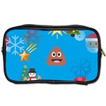 poop Emoji Christmas Toiletries Bag (Two Sides)