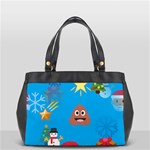 poop Emoji Christmas Oversize Office Handbag