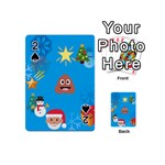 poop Emoji Christmas Playing Cards 54 (Mini)