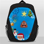 poop Emoji Christmas Backpack Bag