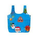 poop Emoji Christmas Full Print Recycle Bag (S)