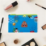 poop Emoji Christmas Cosmetic Bag (XS)