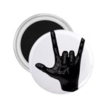 Devil Horns hand 2.25  Magnet