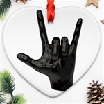 Devil Horns hand Ornament (Heart)