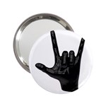 Devil Horns hand 2.25  Handbag Mirror