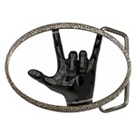 Devil Horns hand Belt Buckle