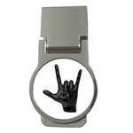 Devil Horns hand Money Clip (Round)