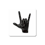 Devil Horns hand Magnet (Square)