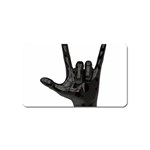 Devil Horns hand Magnet (Name Card)