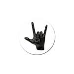 Devil Horns hand Golf Ball Marker (4 pack)